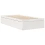 Estructura de cama madera maciza de pino blanco 90x190 cm de vidaXL, Camas y somieres - Ref: Foro24-846844, Precio: 148,82 €,...