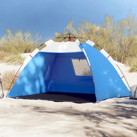 Tienda de playa 2 personas impermeable apertura rápida azul de vidaXL, Tiendas de campaña - Ref: Foro24-4005296, Precio: 57,6...
