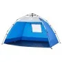 Tienda de playa 2 personas impermeable apertura rápida azul de vidaXL, Tiendas de campaña - Ref: Foro24-4005296, Precio: 66,2...
