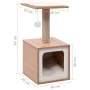 Katzenkratzbaum mit Sisal-Kratzmatte 62 cm von vidaXL, Katzenmöbel - Ref: Foro24-170931, Preis: 54,90 €, Rabatt: %