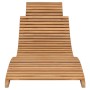 Klappbarer Balkontisch und Stühle, 3 Stück, massives Teakholz von vidaXL, Liegen - Ref: Foro24-3059960, Preis: 301,19 €, Raba...