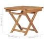 Klappbarer Balkontisch und Stühle, 3 Stück, massives Teakholz von vidaXL, Liegen - Ref: Foro24-3059960, Preis: 301,19 €, Raba...
