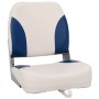 Klappbare Bootssitze, 2-teilig, mit weißem und blauem Kissen von vidaXL, Segelboote - Ref: Foro24-272239, Preis: 69,61 €, Rab...
