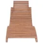 Klappbare Sonnenliegen 2 Einheiten aus massivem Teakholz von vidaXL, Liegen - Ref: Foro24-3073170, Preis: 335,23 €, Rabatt: %