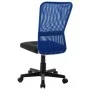Silla de oficina de tela de malla negra y azul 44x52x100 cm von vidaXL, Bürostühle - Ref: Foro24-289511, Preis: 72,50 €, Raba...