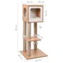 Cat scratcher with a 90 cm sisal scratching mat by vidaXL, Cat furniture - Ref: Foro24-170927, Price: 105,20 €, Discount: %