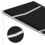 Toldo manual retráctil con LED antracita 350x250 cm de vidaXL, Toldos - Ref: Foro24-3068884, Precio: 268,87 €, Descuento: %
