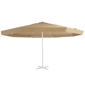 Replacement fabric for taupe gray umbrella 500 cm by vidaXL, Fabrics for umbrellas and awnings - Ref: Foro24-312541, Price: 7...