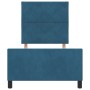 Estructura de cama Azul oscuro 100 x 200 cm Terciopelo