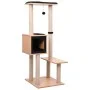 Rascador para gatos con alfombra rascadora de sisal 129 cm de vidaXL, Mobiliario para gatos - Ref: Foro24-170918, Precio: 108...