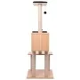 Rascador para gatos con alfombra rascadora de sisal 129 cm de vidaXL, Mobiliario para gatos - Ref: Foro24-170918, Precio: 108...