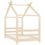 Solid pine wood children's bed frame 70x140 cm by vidaXL, Cribs and beds for children - Ref: Foro24-289607, Price: 151,92 €, ...
