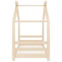 Estructura de cama infantil de madera maciza de pino 70x140 cm de vidaXL, Cunas y camas para niños - Ref: Foro24-289607, Prec...