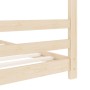 Solid pine wood children's bed frame 70x140 cm by vidaXL, Cribs and beds for children - Ref: Foro24-289607, Price: 151,92 €, ...