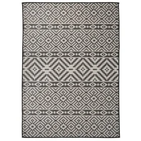 Alfombra de exterior de tejido plano rayas negras 200x280 cm de vidaXL, Alfombras - Ref: Foro24-340854, Precio: 90,80 €, Desc...