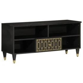 Massives TV-Möbel aus Mangoholz, 100x33x46 cm. von vidaXL, TV-Möbel - Ref: Foro24-358336, Preis: 61,52 €, Rabatt: %