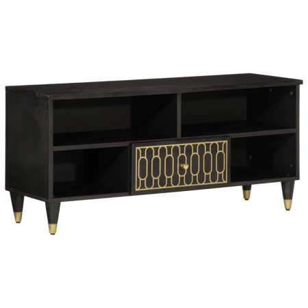 Massives TV-Möbel aus Mangoholz, 100x33x46 cm. von vidaXL, TV-Möbel - Ref: Foro24-358336, Preis: 61,52 €, Rabatt: %