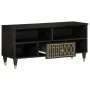 Mueble de TV madera maciza de mango 100x33x46 cm de vidaXL, Muebles TV - Ref: Foro24-358336, Precio: 61,52 €, Descuento: %
