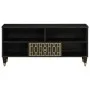 Mueble de TV madera maciza de mango 100x33x46 cm de vidaXL, Muebles TV - Ref: Foro24-358336, Precio: 61,52 €, Descuento: %