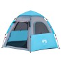 Tienda de campaña cabaña 4 personas apertura rápida azul by vidaXL, tents - Ref: Foro24-4005333, Price: 97,63 €, Discount: %