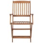 Folding garden chairs 2 units and solid acacia wood cushions by vidaXL, Garden chairs - Ref: Foro24-3064600, Price: 166,71 €,...