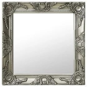 Wandspiegel im silbernen Barockstil 50x50 cm von vidaXL, Spiegel - Ref: Foro24-320314, Preis: 47,01 €, Rabatt: %