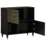 Armario auxiliar madera maciza de mango 80x33x75 cm de vidaXL, Aparadores - Ref: Foro24-358347, Precio: 99,46 €