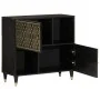 Armario auxiliar madera maciza de mango 80x33x75 cm by vidaXL, Sideboards - Ref: Foro24-358347, Price: 98,31 €, Discount: %