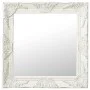 White baroque style wall mirror 50x50 cm by vidaXL, Mirrors - Ref: Foro24-320312, Price: 38,05 €, Discount: %