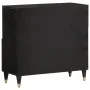 Armario auxiliar madera maciza de mango 80x33x75 cm by vidaXL, Sideboards - Ref: Foro24-358347, Price: 98,31 €, Discount: %