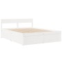 White pine wood bed frame with drawers 150x200cm by vidaXL, Beds and slatted bases - Ref: Foro24-3282346, Price: 331,09 €, Di...
