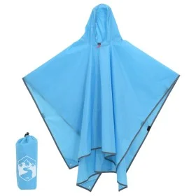 Regenponcho mit Kapuze, 2-in-1-Design, blau, 223x145 cm. von vidaXL, Camping und Wandern - Ref: Foro24-4004198, Preis: 18,62 ...