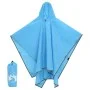 Poncho de lluvia con capucha diseño 2 en 1 azul 223x145 cm by vidaXL, Camping and hiking - Ref: Foro24-4004198, Price: 18,62 ...