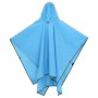 Poncho de lluvia con capucha diseño 2 en 1 azul 223x145 cm by vidaXL, Camping and hiking - Ref: Foro24-4004198, Price: 17,34 ...