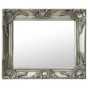 Silver baroque style wall mirror 50x40 cm by vidaXL, Mirrors - Ref: Foro24-320310, Price: 42,87 €, Discount: %