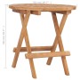 Folding garden dining set 3 pieces teak wood cushions by vidaXL, Garden sets - Ref: Foro24-3063181, Price: 170,88 €, Discount: %