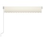 Manuell ausfahrbare Markise mit cremefarbener LED 350x250 cm von vidaXL, Markisen - Ref: Foro24-3068882, Preis: 289,13 €, Rab...