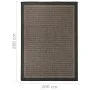 Dunkelbrauner flachgewebter Outdoor-Teppich 200x280 cm von vidaXL, Teppiche - Ref: Foro24-340847, Preis: 105,34 €, Rabatt: %