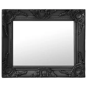 Espejo de pared estilo barroco negro 50x40 cm de vidaXL, Espejos - Ref: Foro24-320311, Precio: 42,87 €, Descuento: %