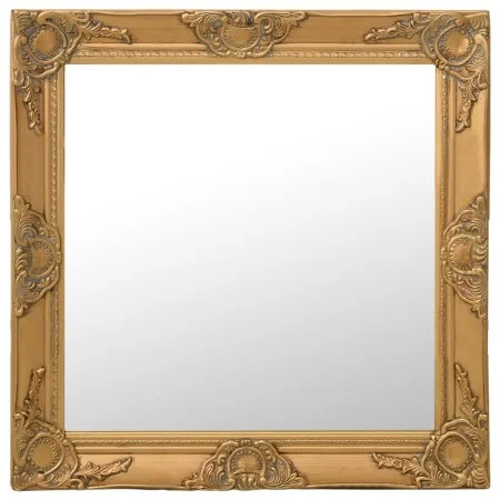 Goldener Wandspiegel im Barockstil 60x60 cm von vidaXL, Spiegel - Ref: Foro24-320333, Preis: 59,29 €, Rabatt: %
