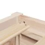Estructura de cama madera maciza de pino 150x200 cm de vidaXL, Camas y somieres - Ref: Foro24-3282372, Precio: 182,23 €, Desc...