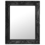 Espejo de pared estilo barroco negro 50x60 cm de vidaXL, Espejos - Ref: Foro24-320319, Precio: 58,16 €, Descuento: %