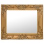 Espejo de pared estilo barroco dorado 50x40 cm de vidaXL, Espejos - Ref: Foro24-320309, Precio: 42,41 €, Descuento: %