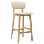 Küchenhocker, 2 Stück, Stoff in Cremefarbe. von vidaXL, Küchenhocker - Ref: Foro24-289369, Preis: 177,83 €, Rabatt: %