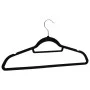 Set of 50 black velvet non-slip clothes hangers by vidaXL, Hangers - Ref: Foro24-289921, Price: 49,37 €, Discount: %