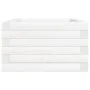 Jardinera de madera maciza de pino blanca 70x40x23 cm de vidaXL, Maceteros y jardineras - Ref: Foro24-847219, Precio: 56,36 €...