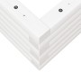 Jardinera de madera maciza de pino blanca 70x40x23 cm von vidaXL, Töpfe und Pflanzgefäße - Ref: Foro24-847219, Preis: 56,94 €...