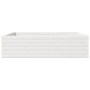 Jardinera de madera maciza de pino blanca 90x90x23 cm de vidaXL, Maceteros y jardineras - Ref: Foro24-847204, Precio: 87,29 €...