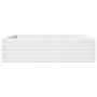 Jardinera de madera maciza de pino blanca 90x90x23 cm de vidaXL, Maceteros y jardineras - Ref: Foro24-847204, Precio: 87,29 €...
