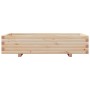 Jardinera de madera maciza de pino 110x60x26,5 cm by vidaXL, Pots and planters - Ref: Foro24-847348, Price: 110,90 €, Discoun...
